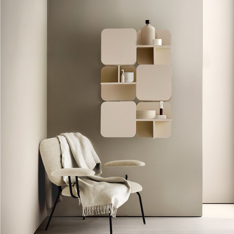 Modern Floating Wall Shelf with Storage – Minimalist Modular Design for Home & Office