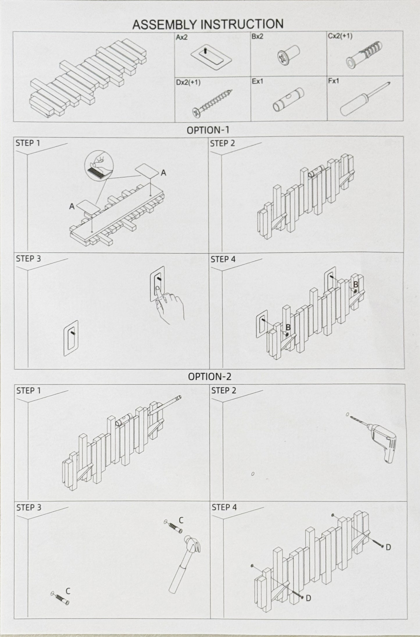 Modern Wooden Wall Hook Rack – Foldable, Space-Saving Coat Rack for Entryway, Bathroom, and Bedroom