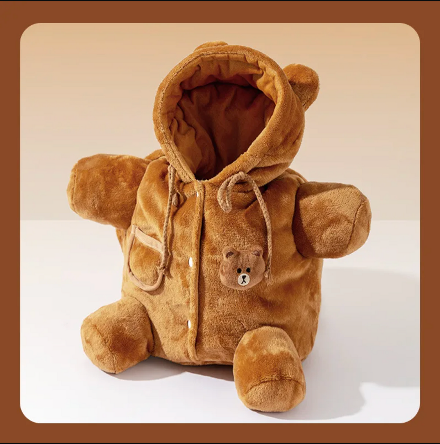 Pet Travel Bag Kit for Cat Dog Carrier Shoulder Bag (Teddy Bear Shape Crossbody Bag, Small)