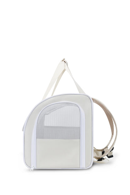 White Outdoor Travel Pet Carrier