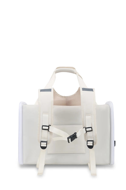 White Outdoor Travel Pet Carrier