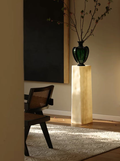 Lumi Architectural Pedestal – Translucent Fiberglass Display Plinth