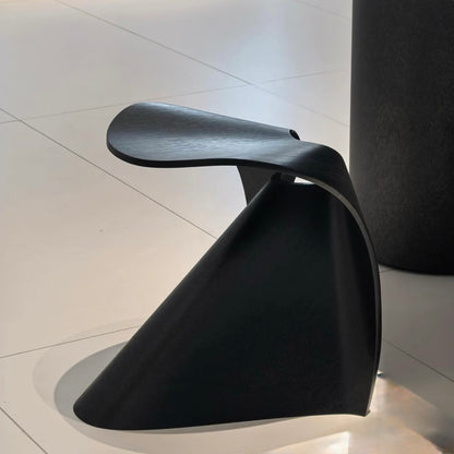 Origami Arc Modern Sculptural Stool – Minimalist Design Seating