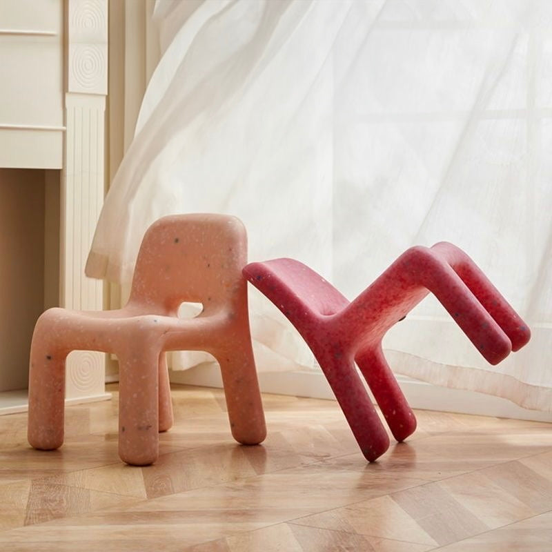Sculptural Kids Chair | Modern Nordic Children’s Chair in Speckled Colors