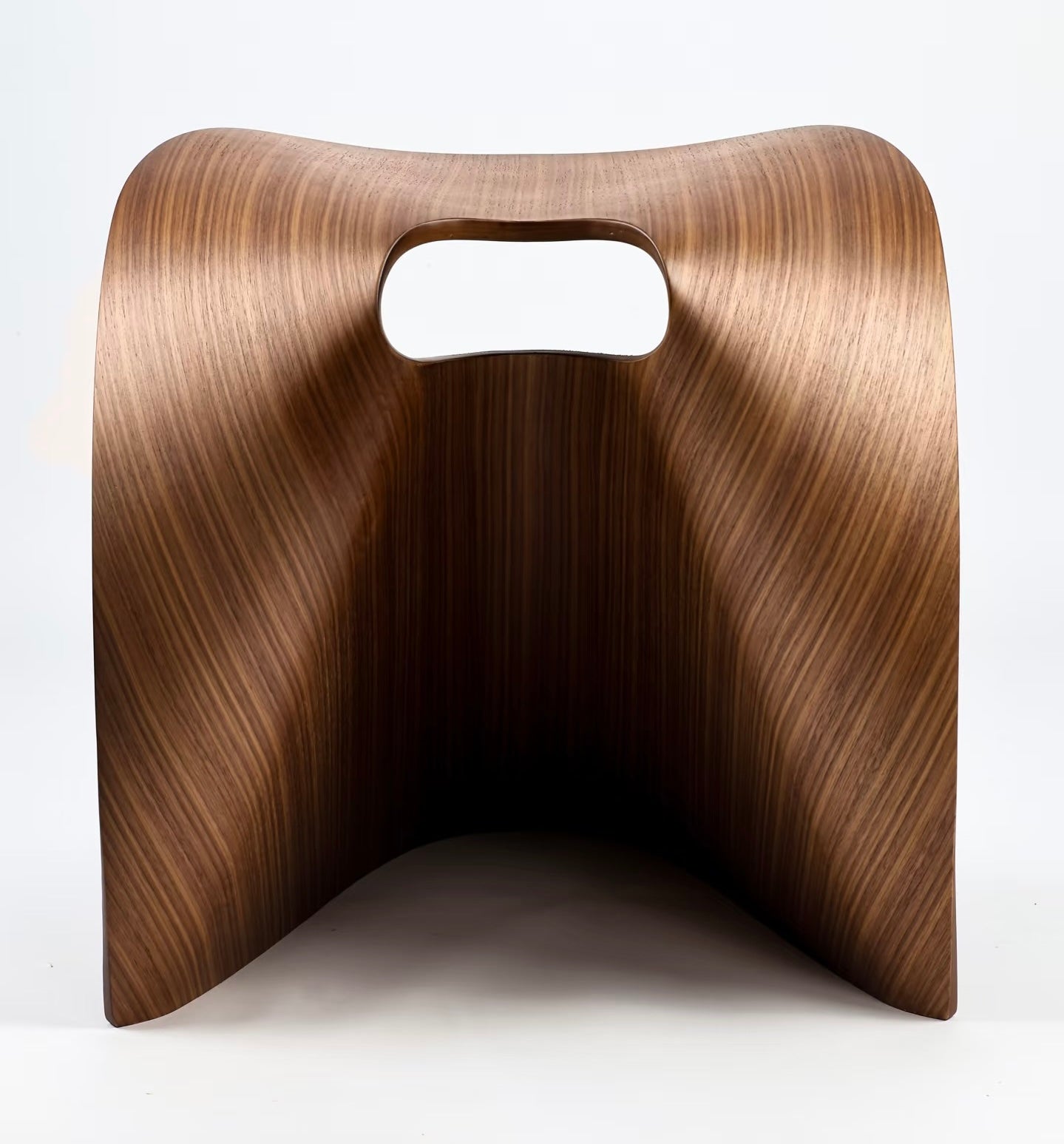 Origami Arc Modern Sculptural Stool – Minimalist Design Seating