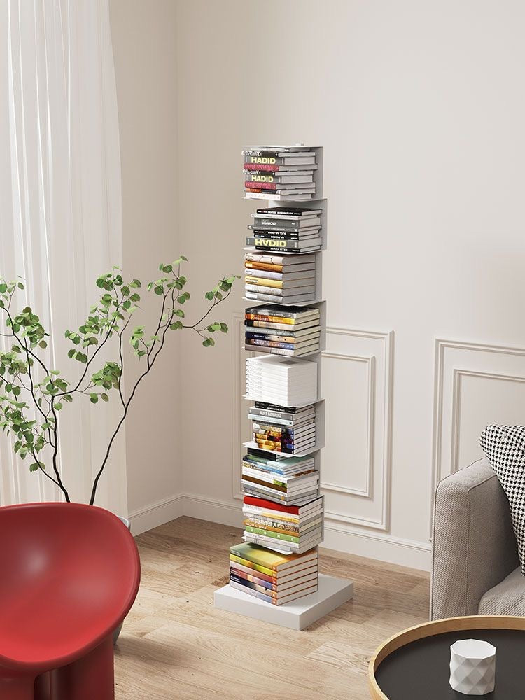 Floating Bookshelf for Book Disply6 Tier, 7 Tier, 8 Tier, and 9 Tier