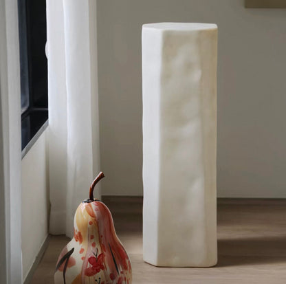 Lumi Architectural Pedestal – Translucent Fiberglass Display Plinth