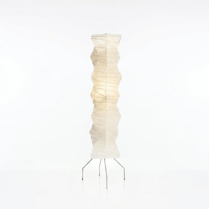 Japanese Wabi-Sabi Rice Paper Irregular Floor Lamp