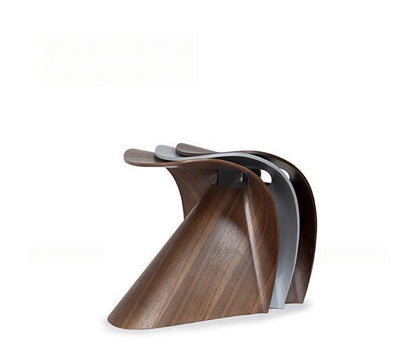 Origami Arc Modern Sculptural Stool – Minimalist Design Seating