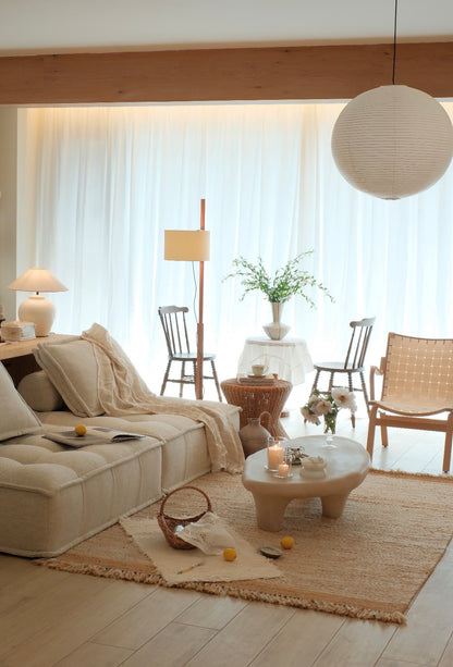 Wabi-Sabi Organic Cloud Coffee Table | Modern Sculptural Centerpiece