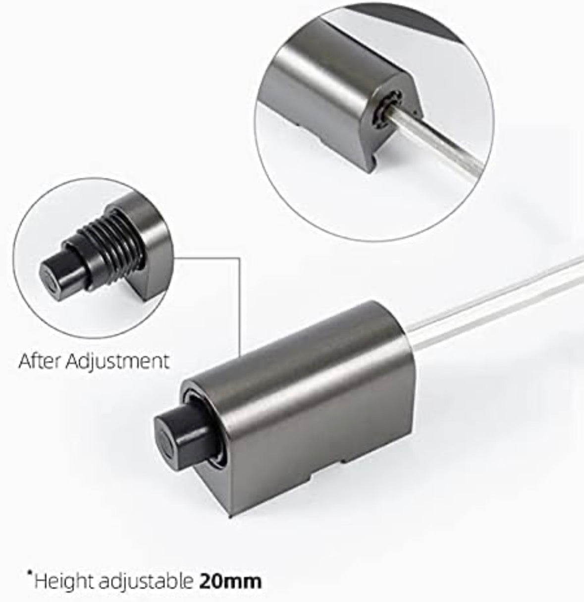 360° Rotatable Magnetic Mechanical Door Stopper