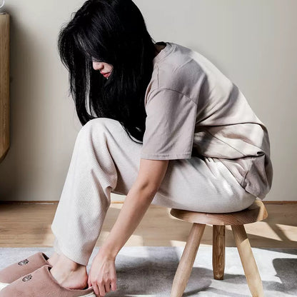 Handcrafted Solid Wood Tripod Stool – Charlotte Perriand–Inspired