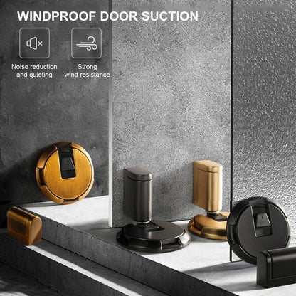 360° Rotatable Magnetic Mechanical Door Stopper