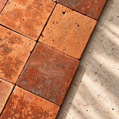 Heritage Terracotta Coasters | Rustic Clay Drink Coasters & Decorative Plant Bases Set of 5