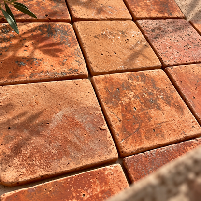 Heritage Terracotta Coasters | Rustic Clay Drink Coasters & Decorative Plant Bases Set of 5