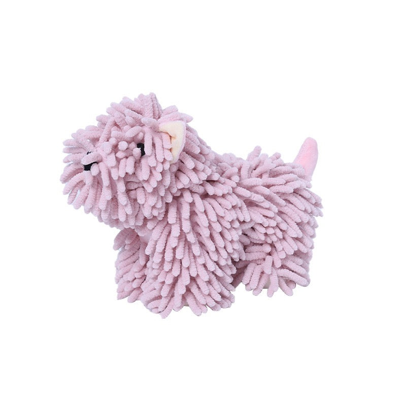 Puppy Plush Hand Towel
