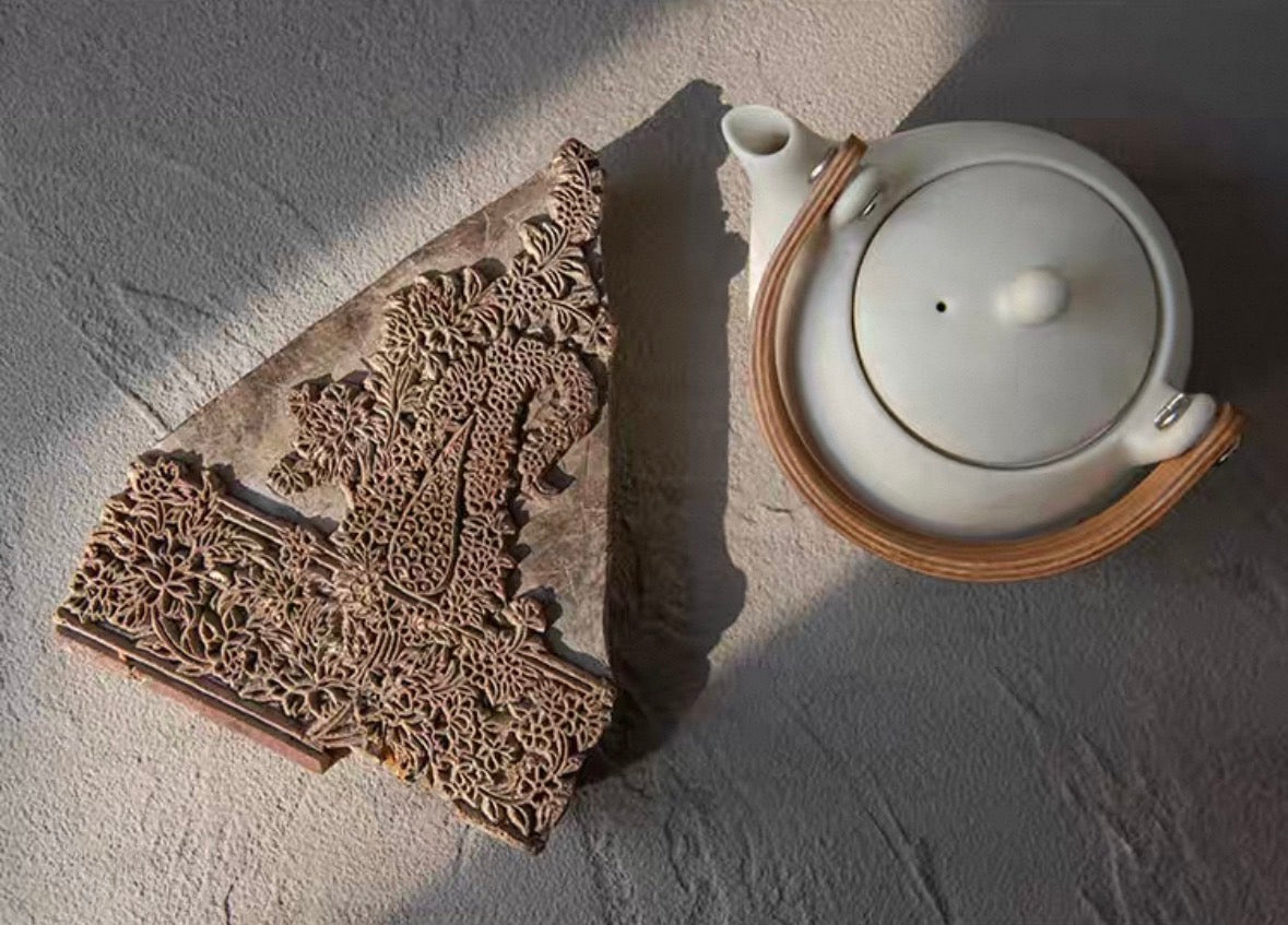 Vintage Indian Wooden Block Stamps – Hand-Carved Textile Printing Blocks