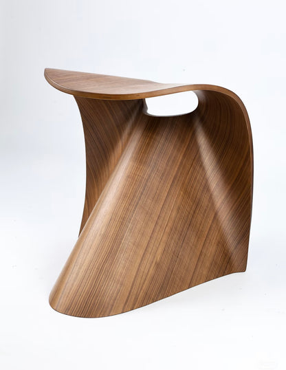 Origami Arc Modern Sculptural Stool – Minimalist Design Seating