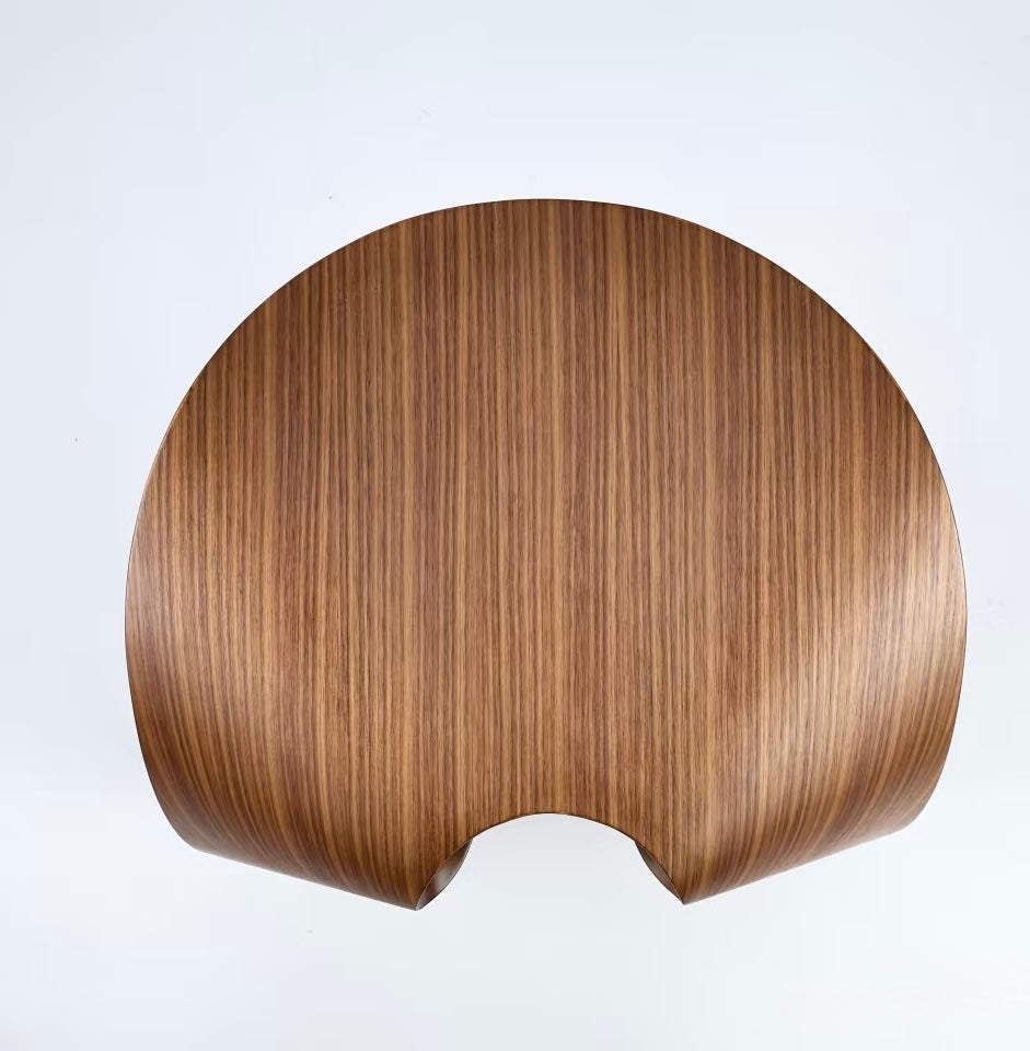 Origami Arc Modern Sculptural Stool – Minimalist Design Seating