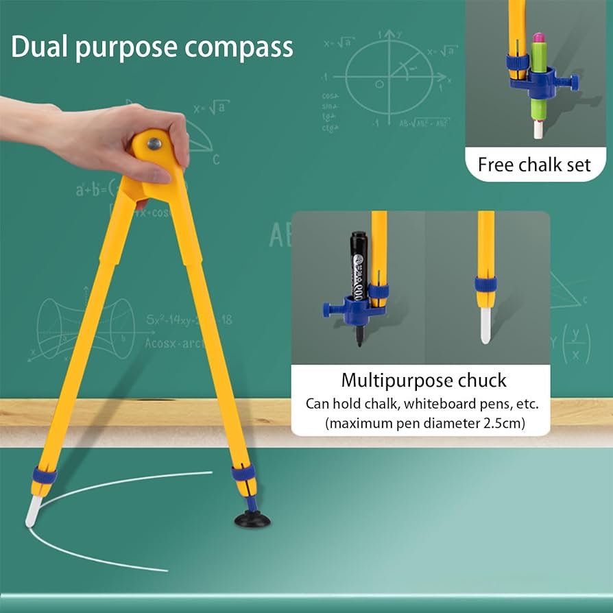 Magnetic Classroom Whiteboard Math Geometry Tool Set Enhance Classroom ...