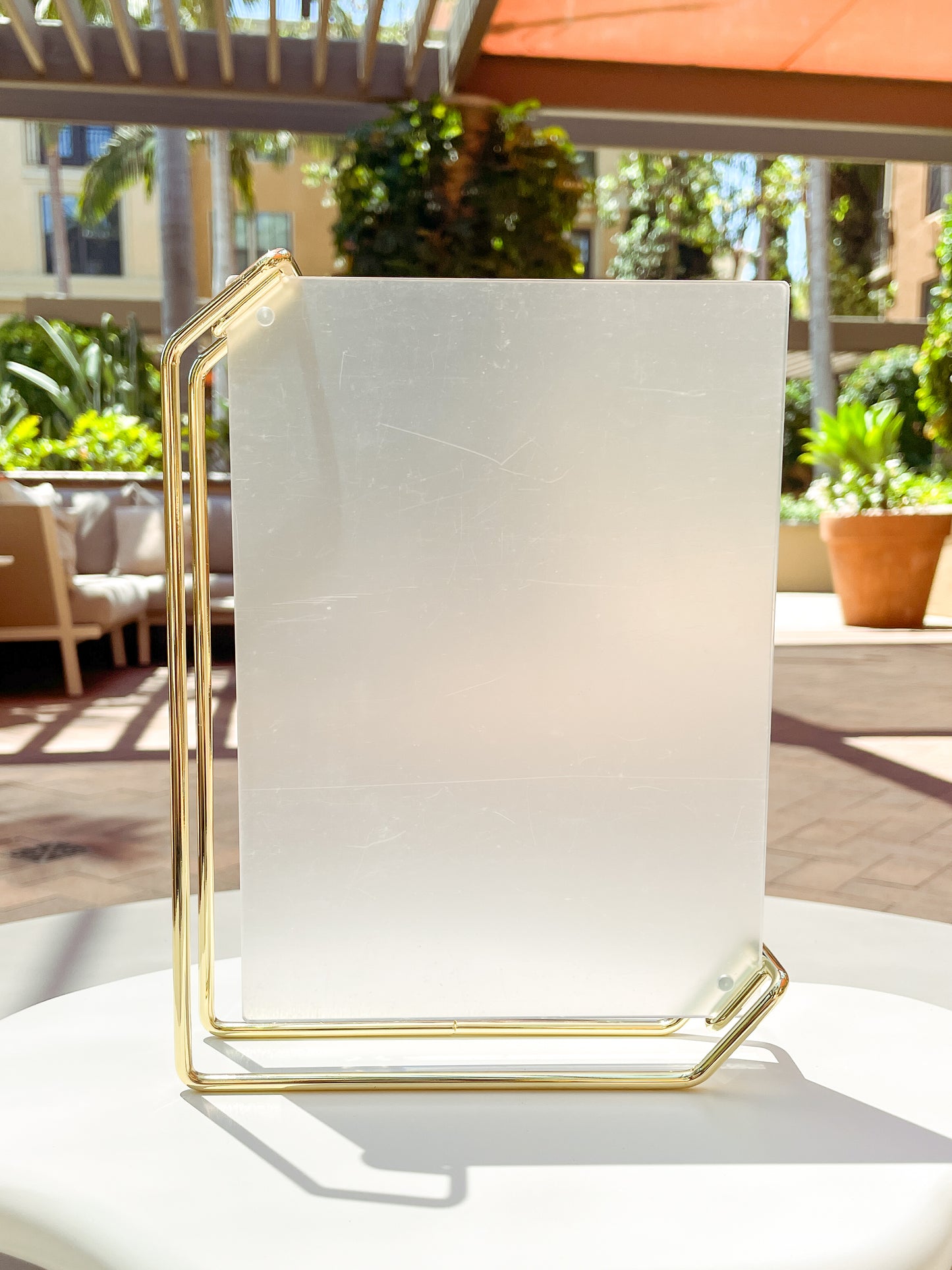 Plexiglass Metal Floating Frames 6.8”x8.5”