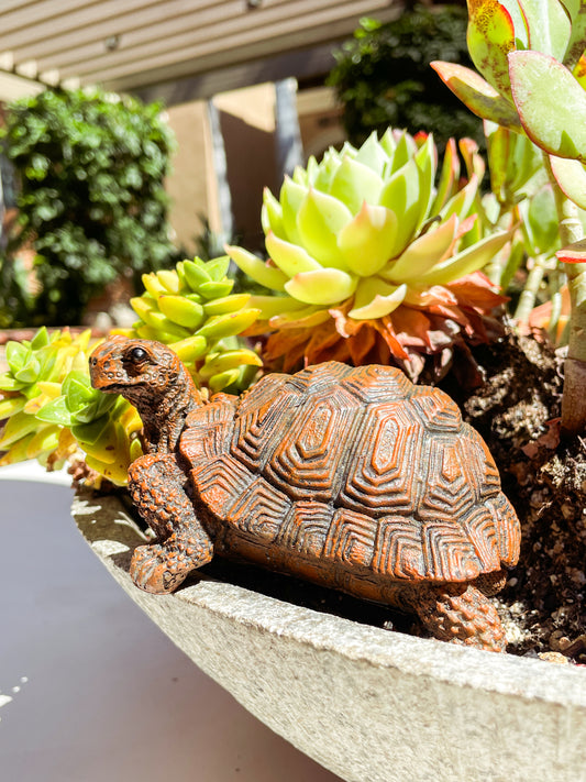 Outdoor Garden Tortoise Statue Tabletop Decoration
