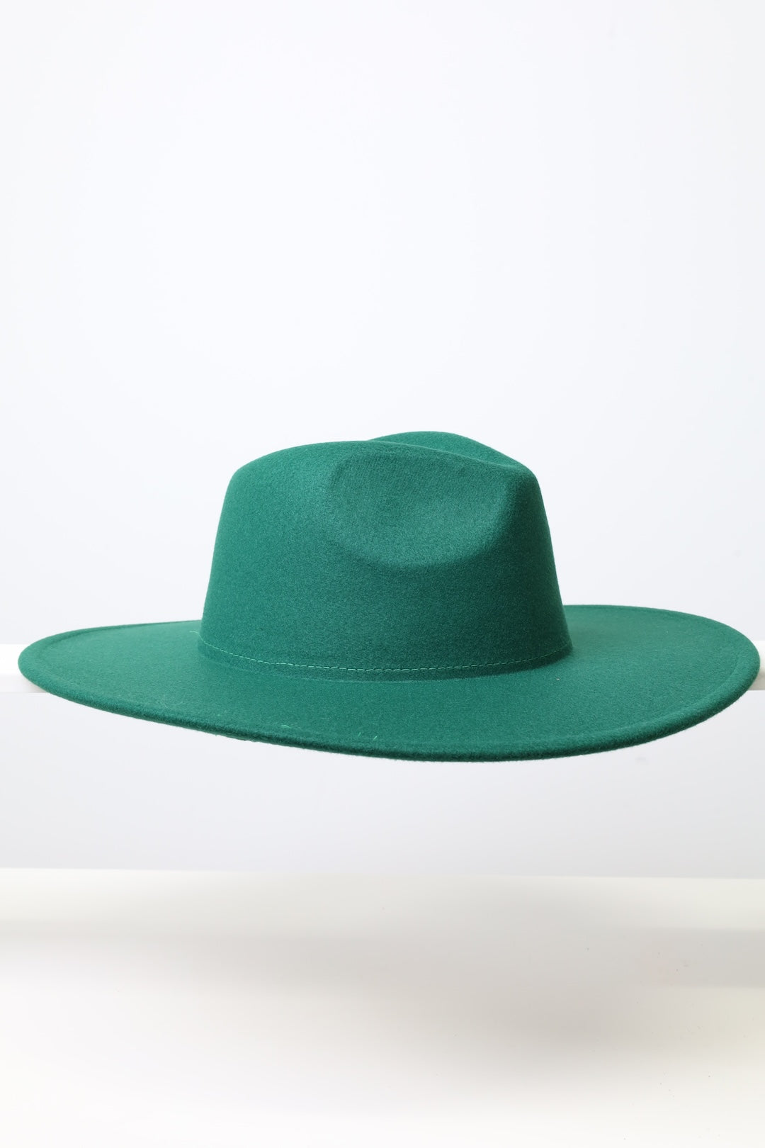 Wide Brim Teal Fedora Hats