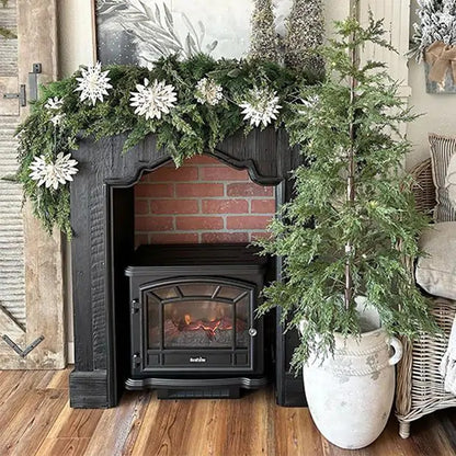 Black Wood Mantle