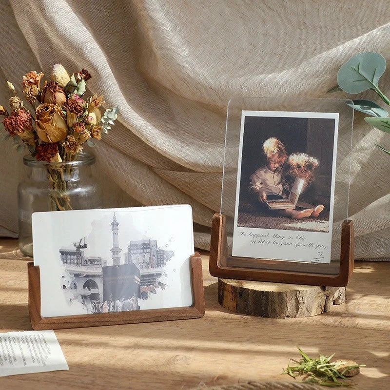 Curved Wooden Floating Picture Frames