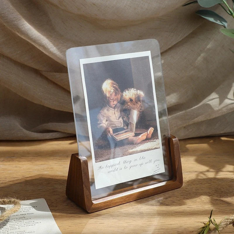 Curved Wooden Floating Picture Frames