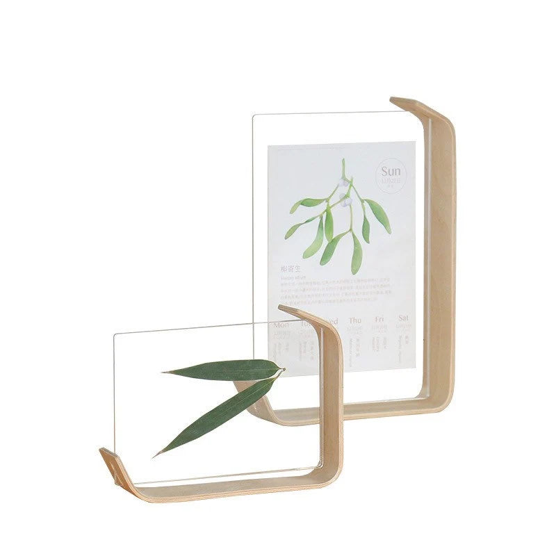 Eco-Friendly Bamboo Cozy Picture Frames